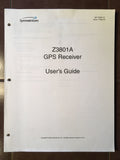 Symmetricom Z3801A GPS User's Guide.