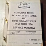 1969-1976 Cessna 206 Service Manual.