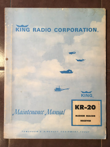 King Radio KR-20 Marker Service Manual.