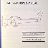 1979 Cessna 152 Pilot's Information Manual.