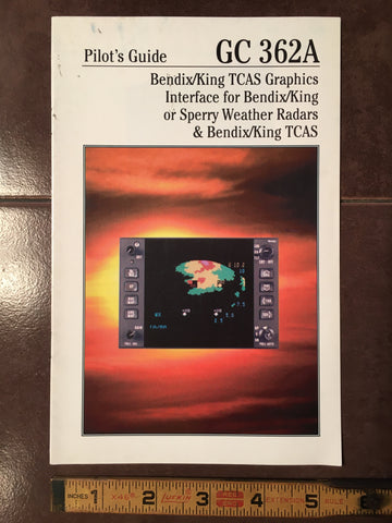 King Bendix GC-362A TCAS Graphics Pilot's Guide Manual.