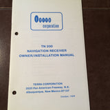 Terra TN-200 Nav Install Owner Manual.