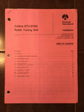 Collins RTU-870A Radio Tuning Unit Install Manual.