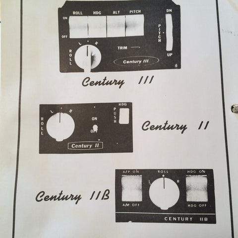 Edo-Aire Mitchell Century II, Century IIB and Century III Service Manual.