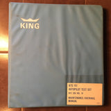 King KTS 151 Autopilot Test Set service manual.