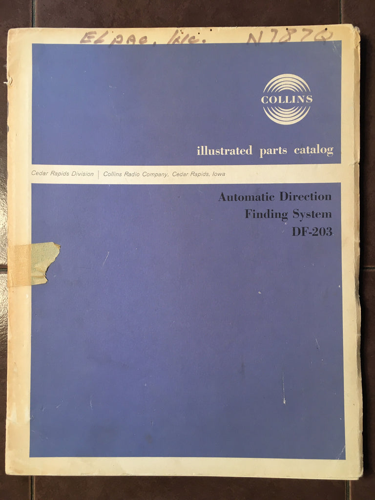 Collins DF-203 ADF Parts Manual.