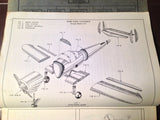 Original Ercoupe 415-C Parts Manual, aka Aircoupe, Alon, Erco, Circa 1940, 1950, 1960s.