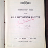 Collins 51R-3 Nav Install & Service Manual.  Circa 1952.