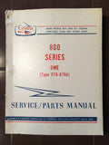 Cessna ARC RTA-876A, 800 DME Install, Service & Parts Manual.