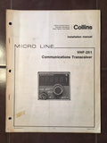 Collins VHF-251 Install Manual.