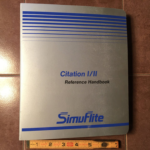 Citation I and Citation II Reference Handbook Manual.