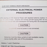 Gulfstream III VSCF Normal Procedures Pilot's Checklist Manual.