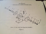 Lord LM-427 and LM-427A Engine Mount System Component Maintenance Manual.  Circa 1982.