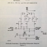 Bendix PPI-1E-2, PPI-1G & PPI-1GT Radar Display Service & Parts Manual.