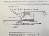 Beechcraft 90, 99, 100, 200 & 300 Series Nose Wheel & Tire Maintenance Manual.