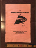 Ercoupe Model 415-D Airplane Flight Manual.