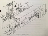 Beechcraft Landing Gear Motor 115-380002 D1931 Service & Parts Manual.