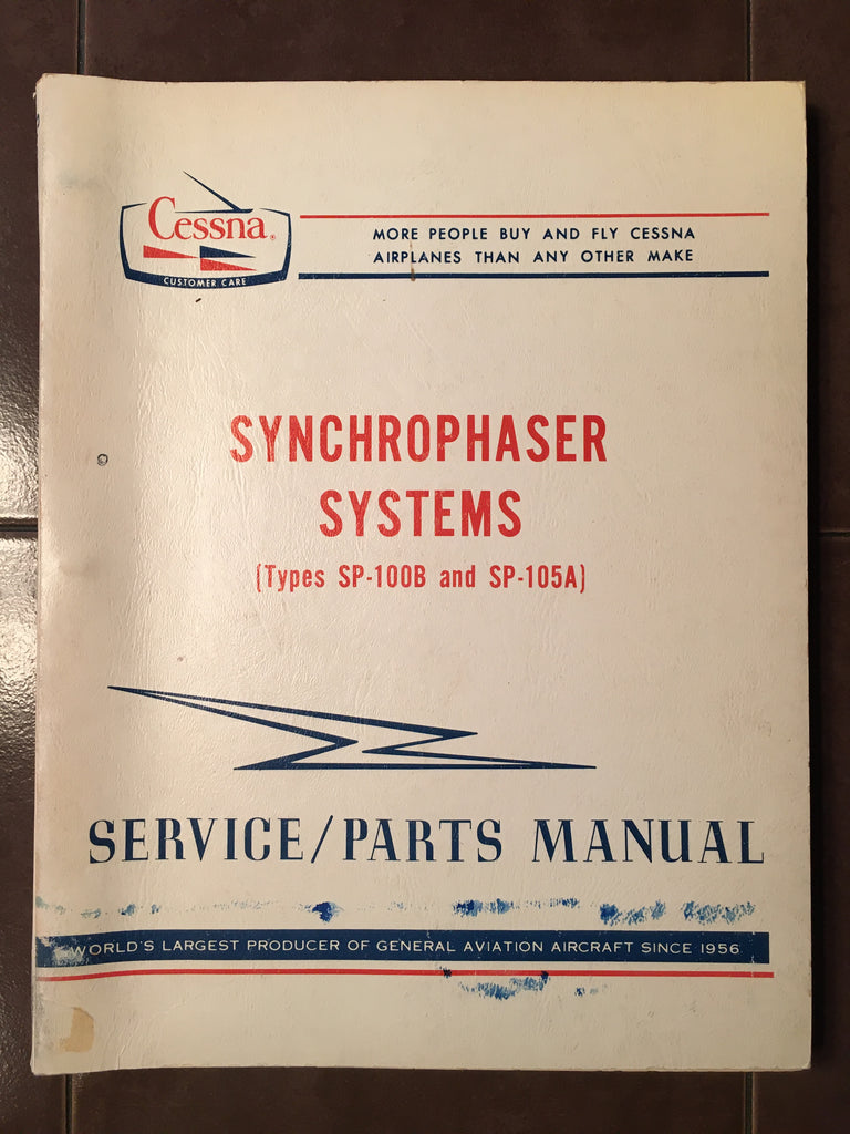 Cessna ARC SP-100B & SP-105A Synchrophaser Install & Service Manual.