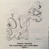 Beechcraft Landing Gear Gearbox 115-811020 Series Maintenance & Parts Manual.