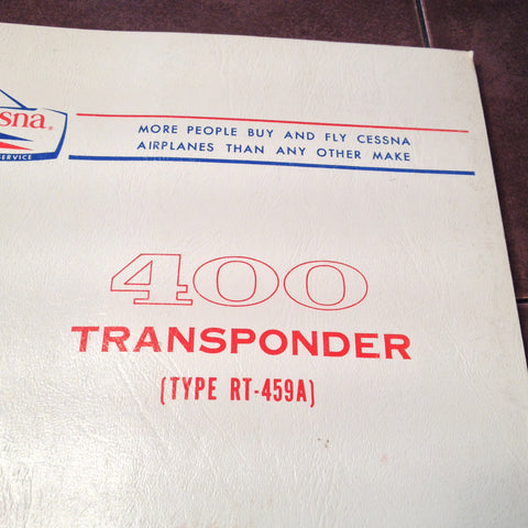 Cessna ARC RT 459A Transponder Service Manual.
