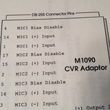 Baker Electronics M-1090 Install Service Manual.