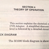 Baker Electronics M-1090 Install Service Manual.