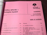 Collins APS 85 install, operation & ramp maintenance manual.