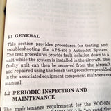 Collins APS 85 install, operation & ramp maintenance manual.