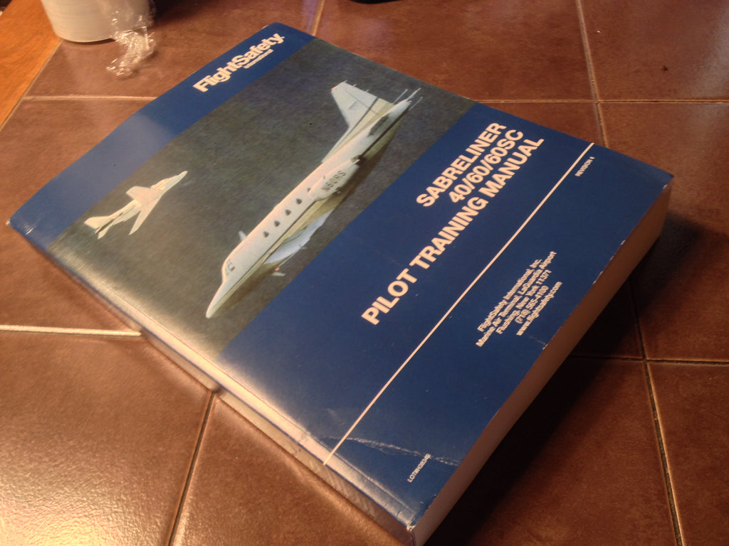 FlightSafety Sabreliner 40, 60 & 60SC Pilots Training Manual.