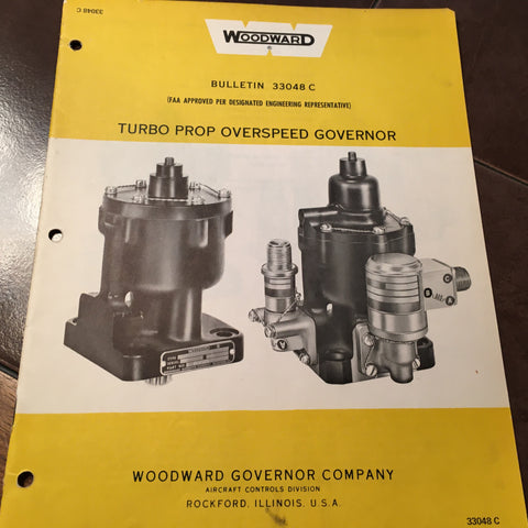 Woodward Turbo Prop Overspeed Governor Service Manual.