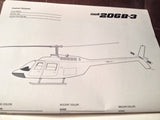 Bell 206B-3 Technical Information Booklet Manual.