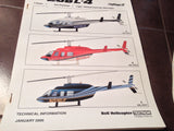 Bell 206L-4 Technical Information Booklet Manual.