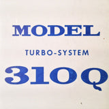 Cessna Turbo-System T310Q Owner's manual, sn 0001 and on.