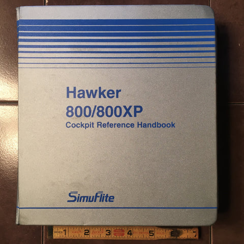 Hawker 800 / 800XP Cockpit Reference Manual.