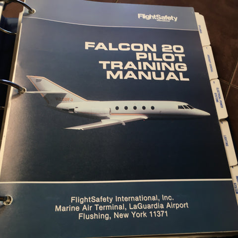 Falcon 20 Pilot Training Manual.