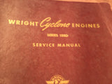 Original 1950 Wright Cyclone Engine 18BD Service Manual.