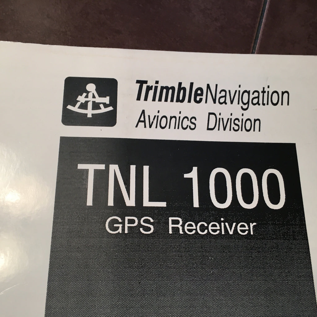 tørre råb op Socialist Trimble TNL 1000 Install & Checkout Manual. – G's Plane Stuff