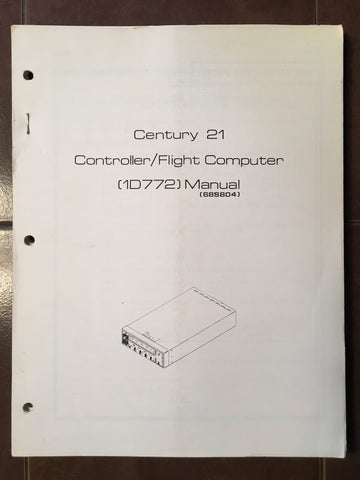 Edo-Aire Mitchell Century 21 Autopilot Controller/Flight Computer 1D772 Service & Parts manual.