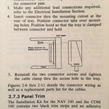 Narco Nav-100, Com-100 & VOA-100, VOA-110 Install Manual.