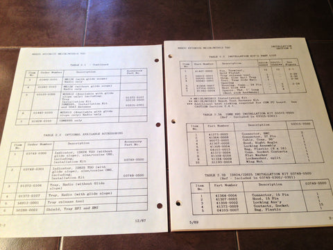 Narco MK-12E and NCS 812 Install Manual. – G's Plane Stuff