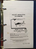 1977-1978 Grumman American AA-1C, T-CAT & LYNX Pilot's Operating Handbook.