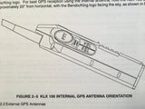 King KLX-100 GPS Comm Install Manual.