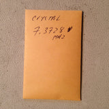 Quartz Crystal 7.3728 Mc, NOS.