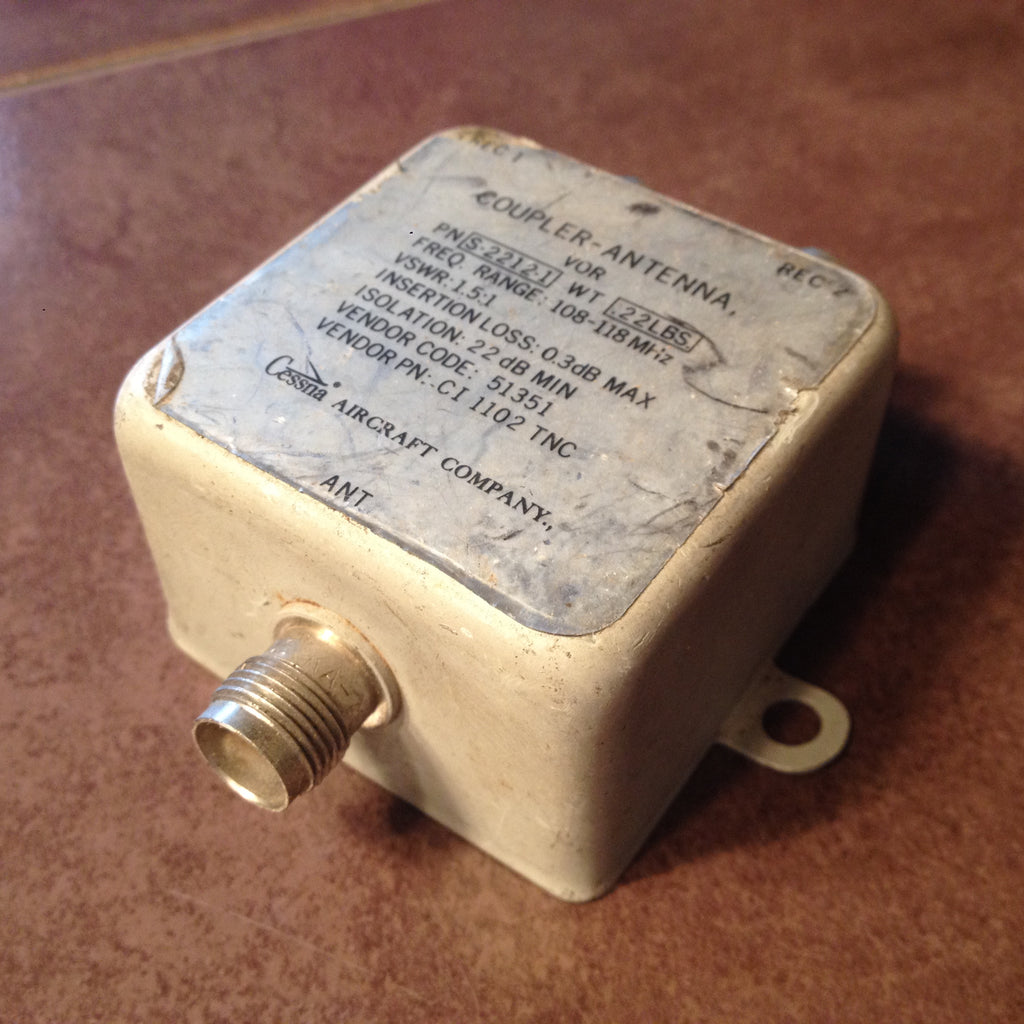 Cessna S-2212-1 Nav Antenna Diplexer Splitter.