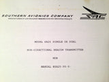 Southern Avionics NDB SA-25 Single or Dual Radio Beacon Service Manual.