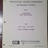 Brittain B-5A (B-VIII) & B-7 (B-VII)  Pitch-Altitude Components Service-Parts Manual.