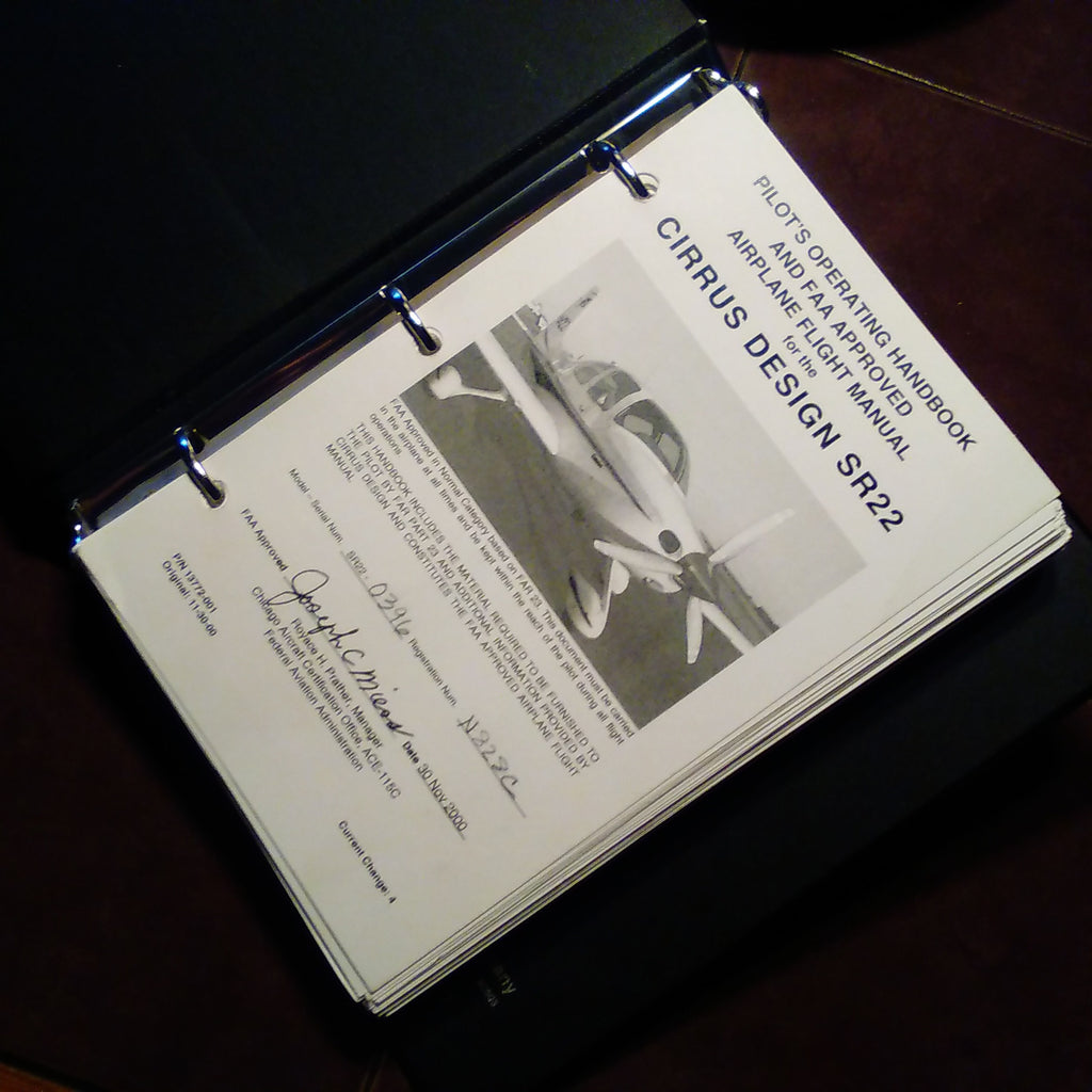 Cirrus Design SR22 Pilot's Operating Handbook.