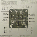 Davtron Model 811B Elapsed Time Meter Operators & Install Guide.