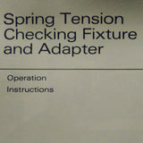 Bendix 11-6260 Fixture & 11-6265 Adapter Operating Instructions Booklet.