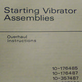 Bendix Starting Vibrator Assemblies Overhaul Manual.